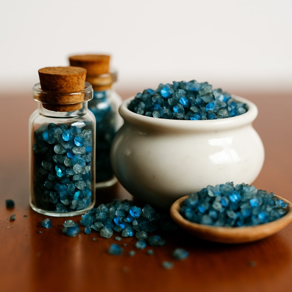 Flacon d’Huile Elixir “Lune Argentée” – massage mystique à la Labradorite