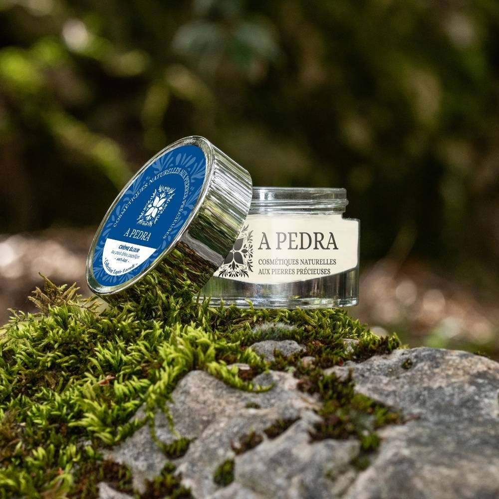 Crème Régénérante & Éclat – Élixir au Pois Bleu Papillon & Lapis Lazuli