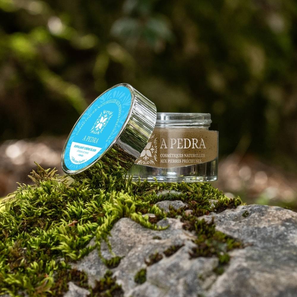 Exfoliant Crème Doux & Éclat – Élixir Amore di Mele au Miel Corse & Saphir Bleu