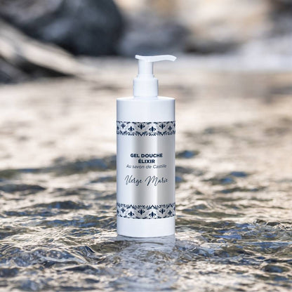 Gel Douche Doux & Apaisant – Élixir Vierge Marie à la Célestine & Aigue-Marine