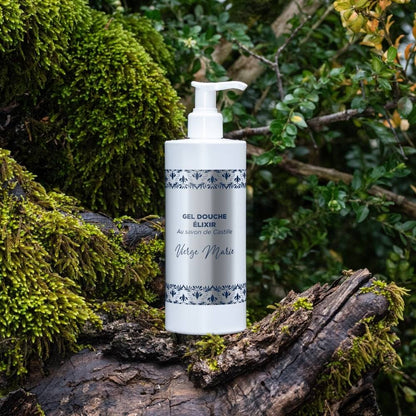 Gel Douche Doux & Apaisant – Élixir Vierge Marie à la Célestine & Aigue-Marine