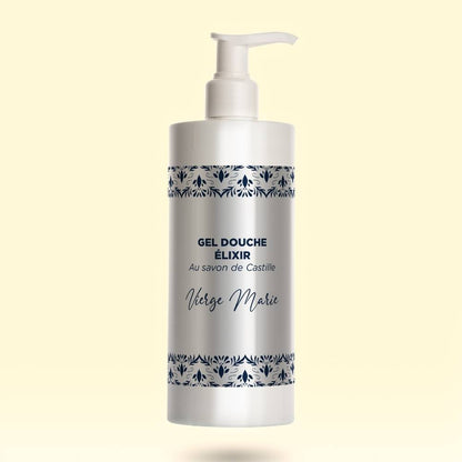 Gel Douche Doux & Apaisant – Élixir Vierge Marie à la Célestine & Aigue-Marine
