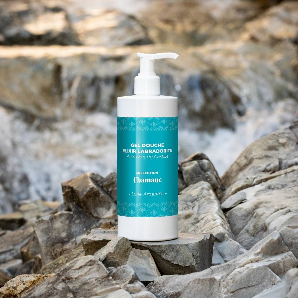 Gel Douche Doux & Protecteur – Élixir Lune Argentée à la Labradorite