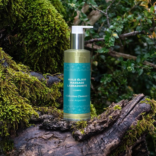 Huile Elixir de Massage Labradorite - Lune Argentée
