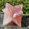 Merkaba en Quartz Rose (Grand Modèle)