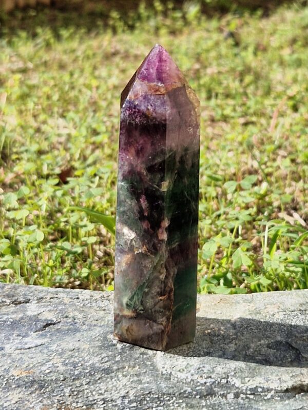 Pointe en Fluorite Multicolore – Image 4